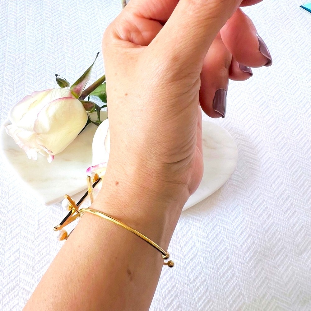 Gold Plated Stainless Steel Bracelet One size - Picture 4 of 4